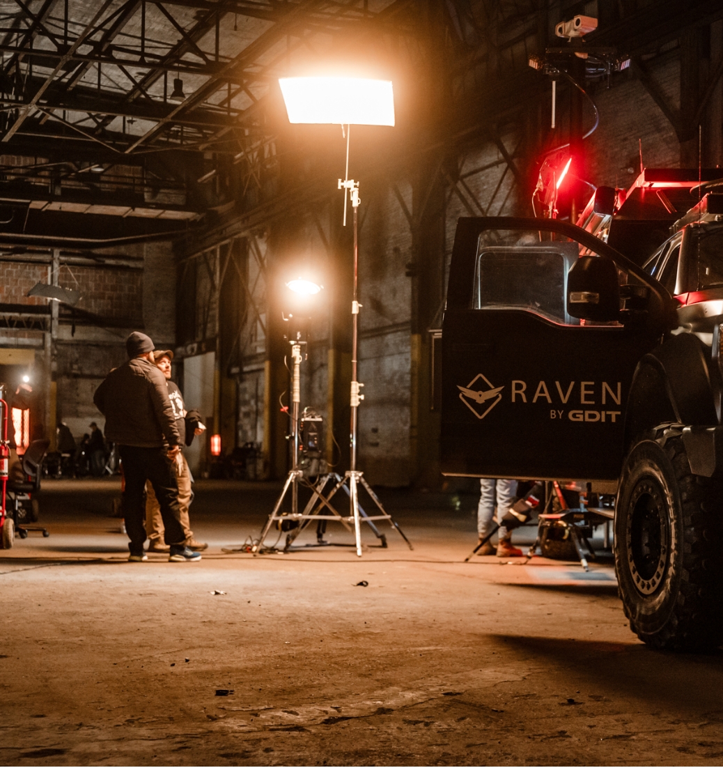 RAVEN at a trade show