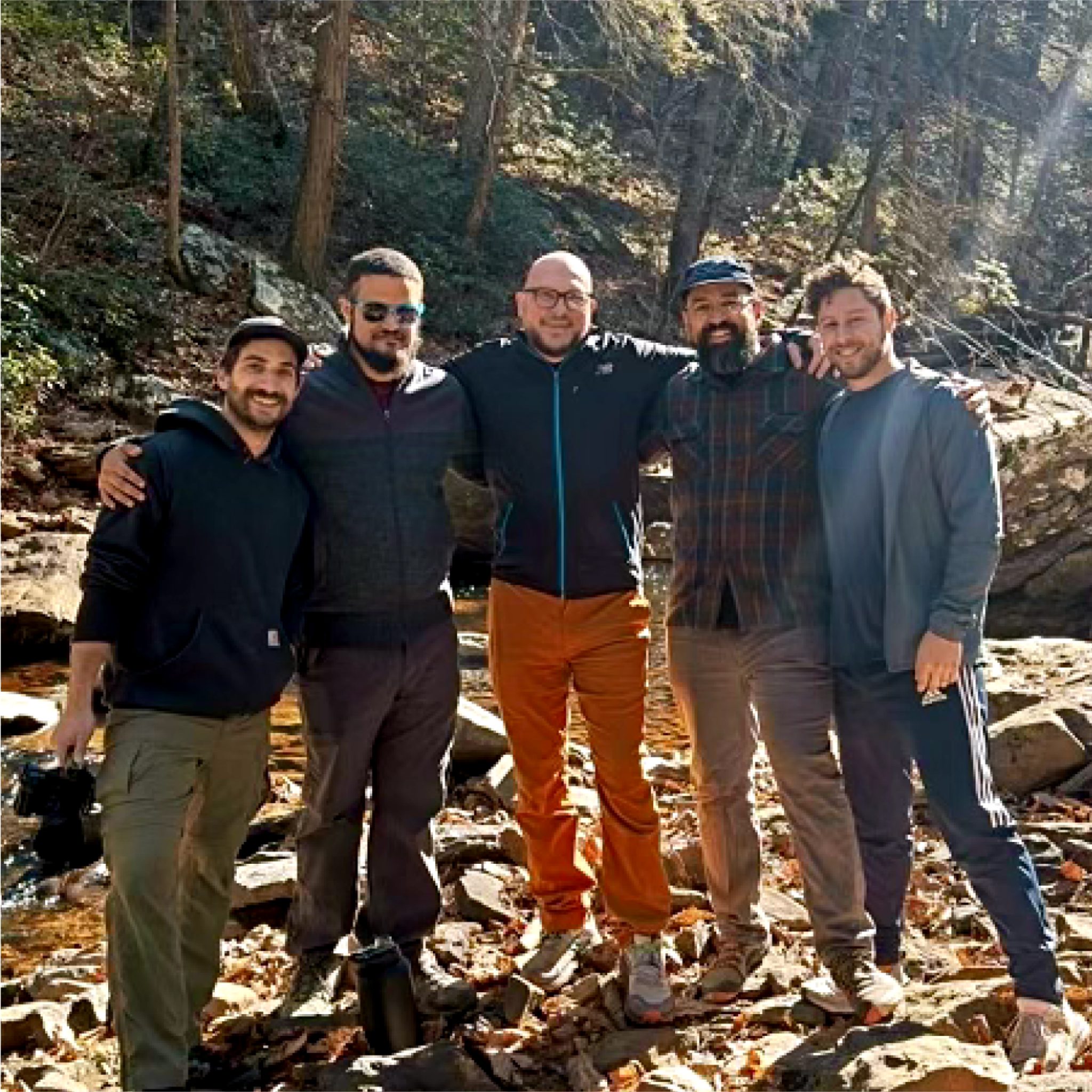 Stereoscope crew on set